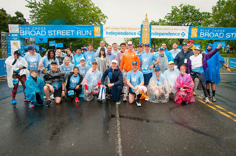 Blue Streaks running group at IBX