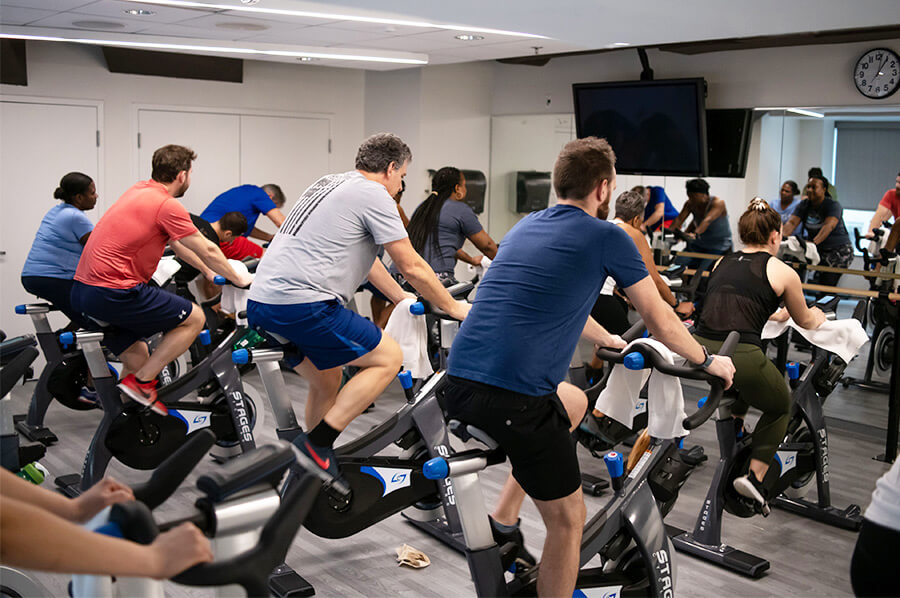fitness center at IBX