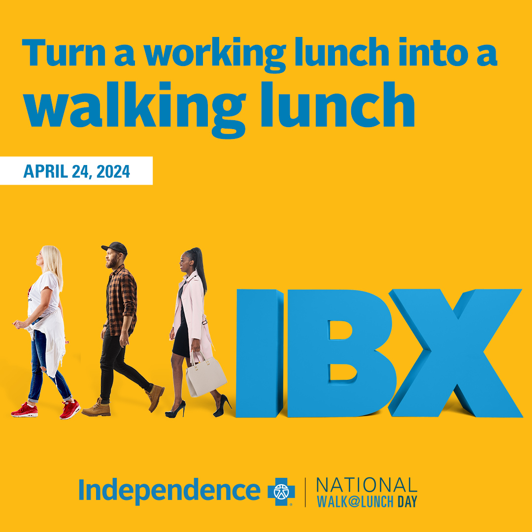National Walk at Lunch Day Independence Blue Cross